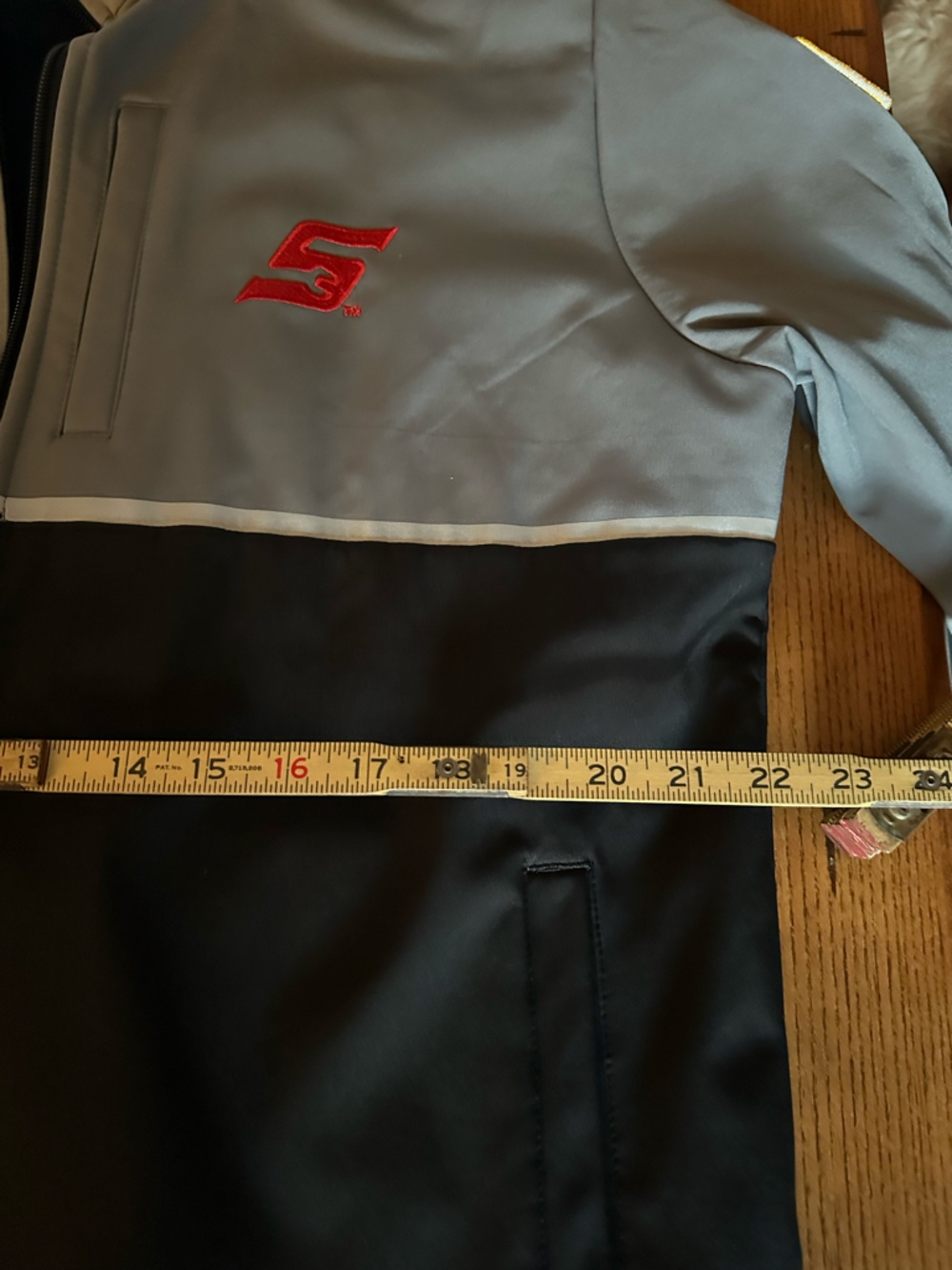 Snap branded black fleece jacket with gray logo - Picture 8 of 9